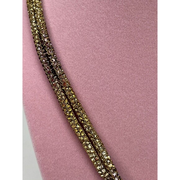 Necklace Rose Gold Rhinestones Elegant Jewelry  #566 - Picture 5 of 10